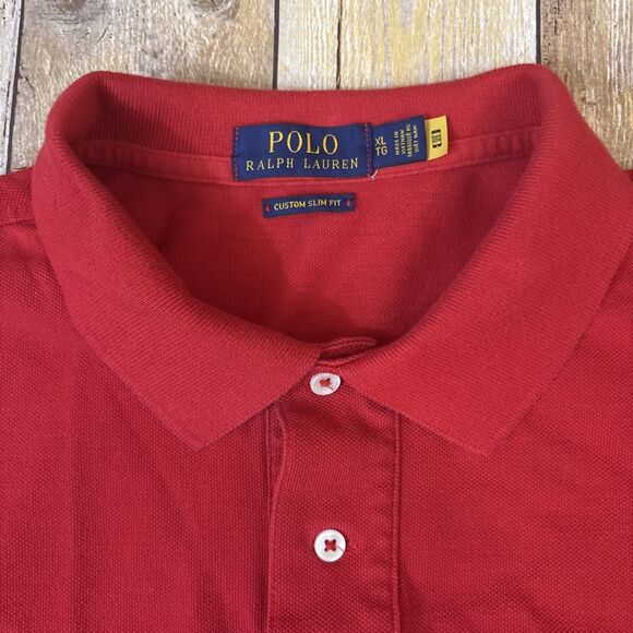 Pol Ralph Lauren Big Pony Polo Shirt Custom Slim Fit XL - Picture 10 of 15